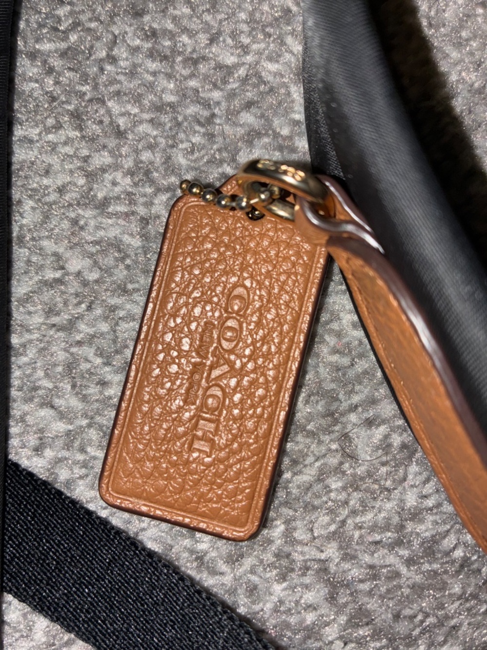 Coach bookbag tan/black luxury designer bag - Picture 5 of 5